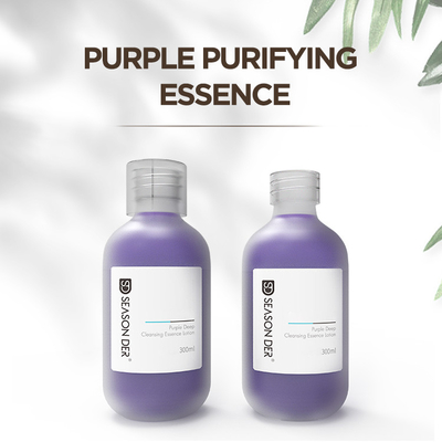 Esencia de la purificación de la púrpura del OEM para la piel que limpia antes de la solución de limpieza de la cutícula de la ceja de la práctica