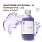 Esencia de la purificación de la púrpura del OEM para la piel que limpia antes de la solución de limpieza de la cutícula de la ceja de la práctica
